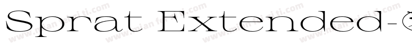 Sprat Extended字体转换